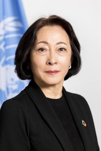 Official portrait of Mami Mizutori - Special Representative of the UN Secretary-General for Disaster Risk Reduction of & ARISE Co-chair