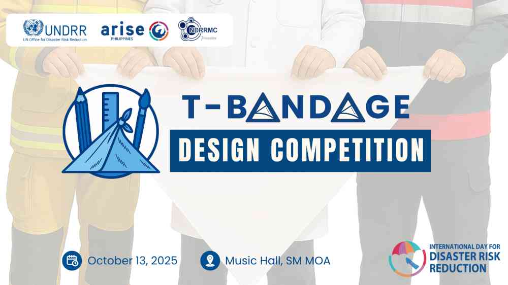 Triangular bandage designing competition banner