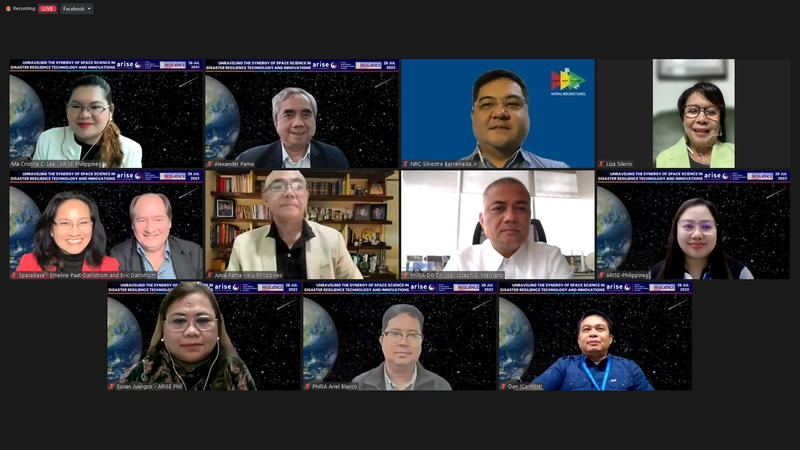 People in a conference web call